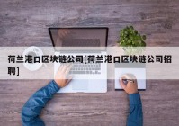 荷兰港口区块链公司[荷兰港口区块链公司招聘]